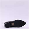 Regarde Le Ciel Lori Low Heel Ankle Boot - Black Leather